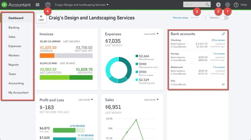 Creating and sending an invoice in QuickBooks
