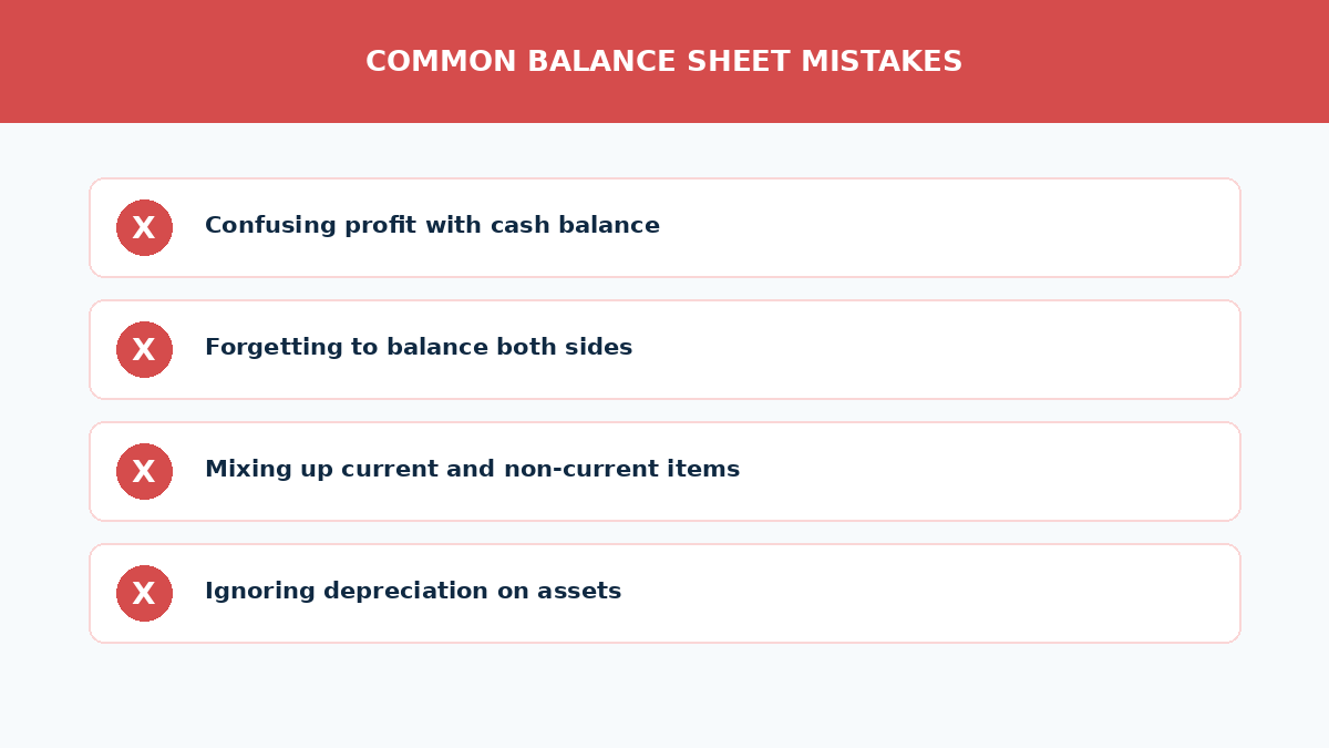 Person highlighting numbers on a balance sheet with a pen