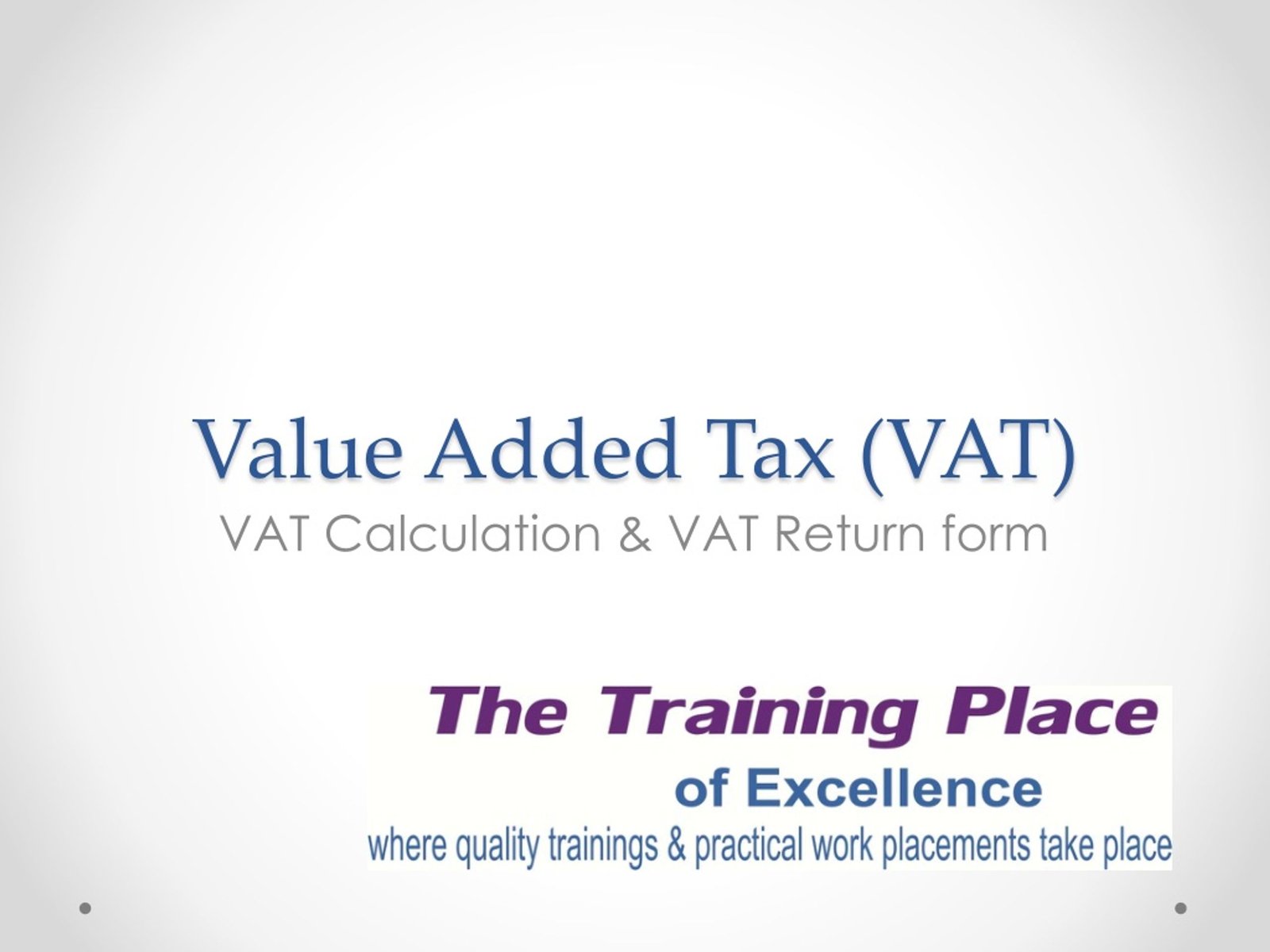 Diagram showing input VAT from purchases offset against output VAT from sales to calculate VAT payable